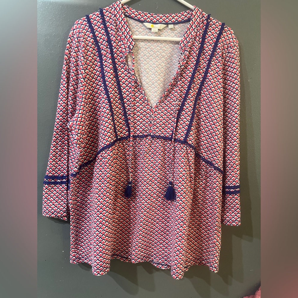 BODEN Gemma tassel blouse
